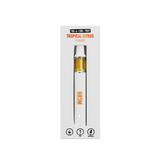 Tropical Citrus Sativa Disposable - 1 Gram Vape - Uplifting and Social Boost - Product Packaging - MCRO Edibles in the U.S.