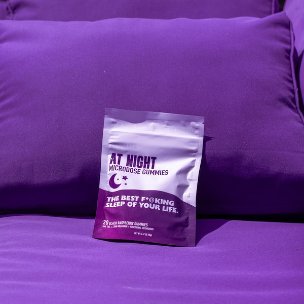 MCRO - Edibles - At Night - Reishi - Functional THC - Microdose Gummies - THC