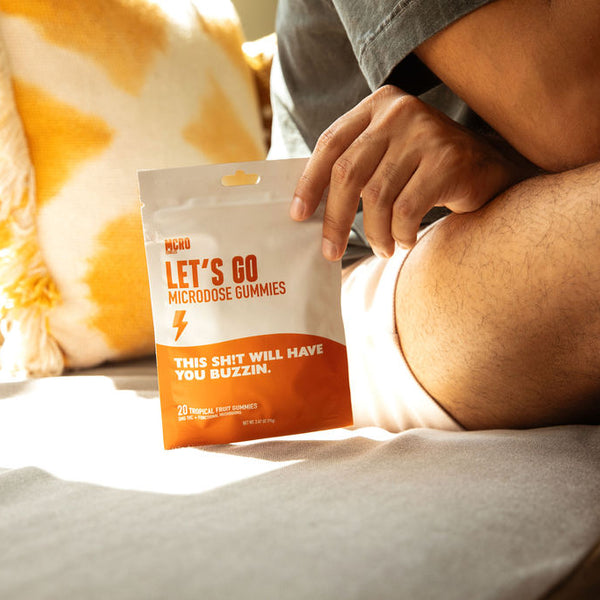 MCRO - Edibles - Let's Go - Lion's Mane - Functional THC - Microdose Gummies - THC