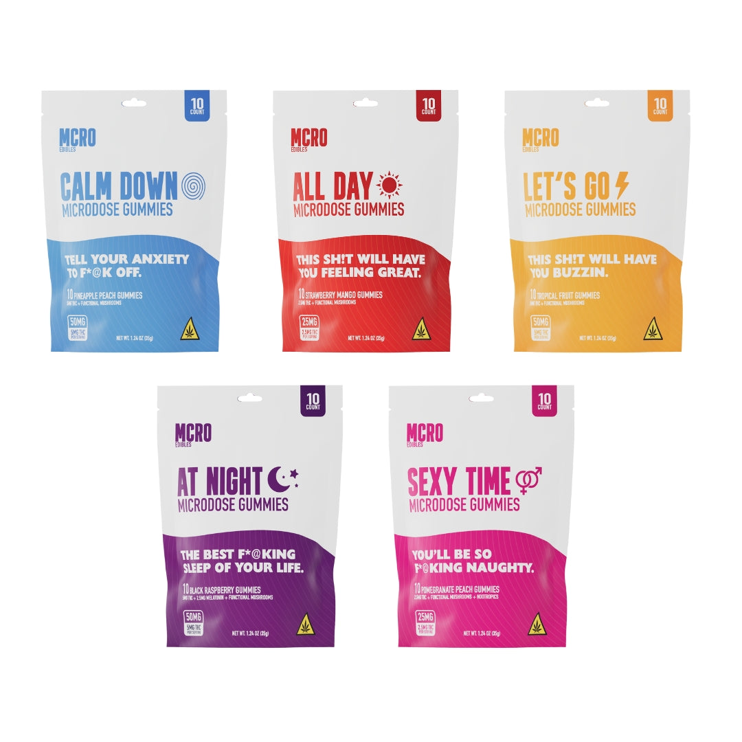 MCRO Edibles Bundle - 10ct of each Blend