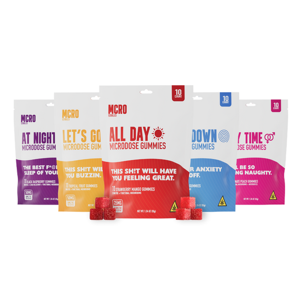 MCRO Edibles Bundle - 10ct of each Blend