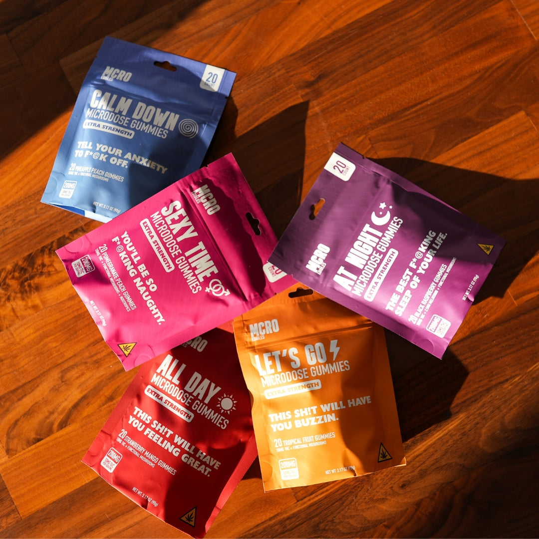 MCRO Edibles Bundle - 20ct of each Extra Strength Blend