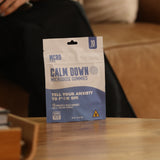 Calm Down - Reishi Mushroom for Relaxation - Packaging on Table - MCRO Edibles in the U.S.